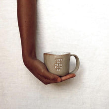 Load image into Gallery viewer, Handmade ceramic affirmation mug
