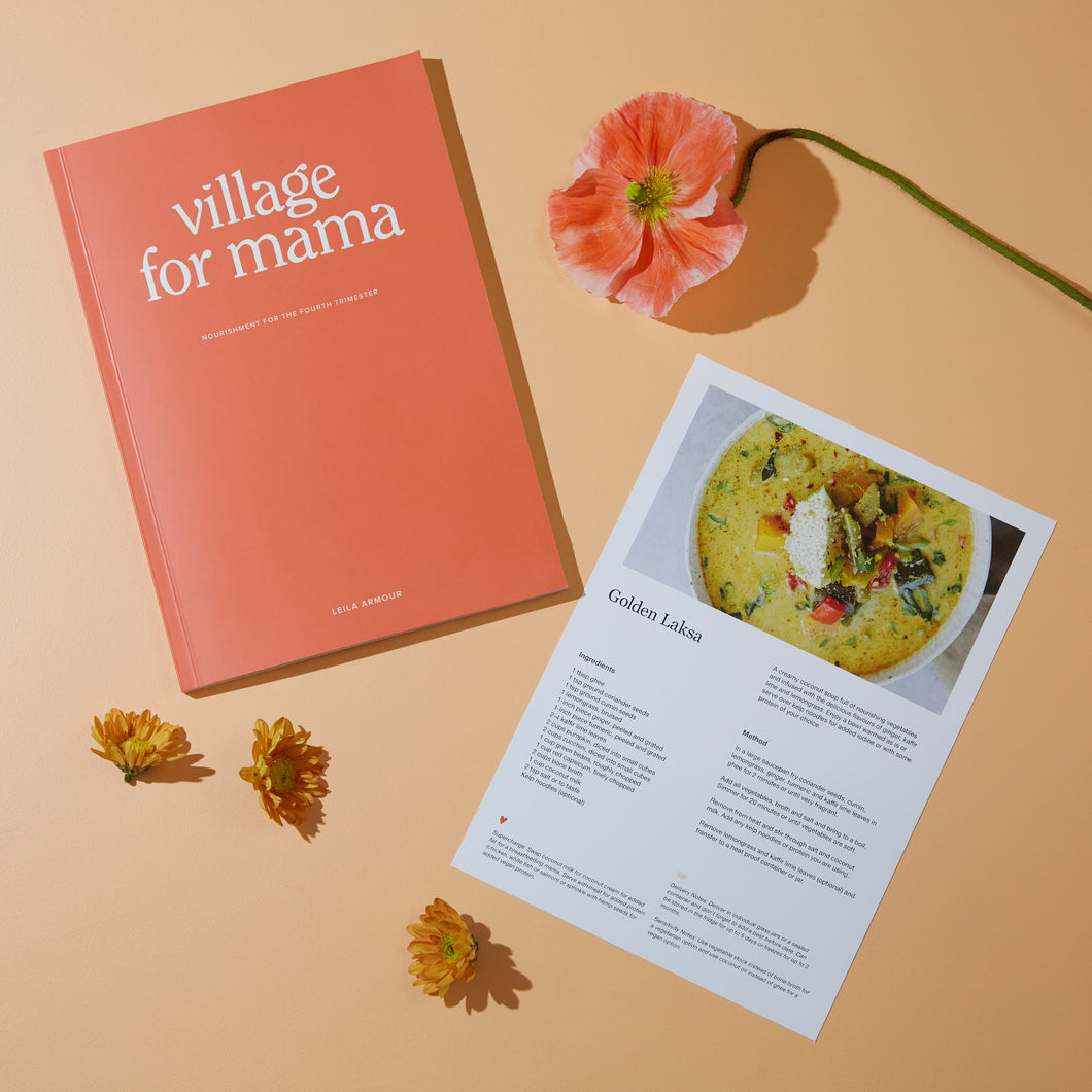 Village For Mama Postpartum recipe book